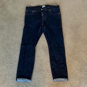 J Crew 484 Selvedge Denim 32x30